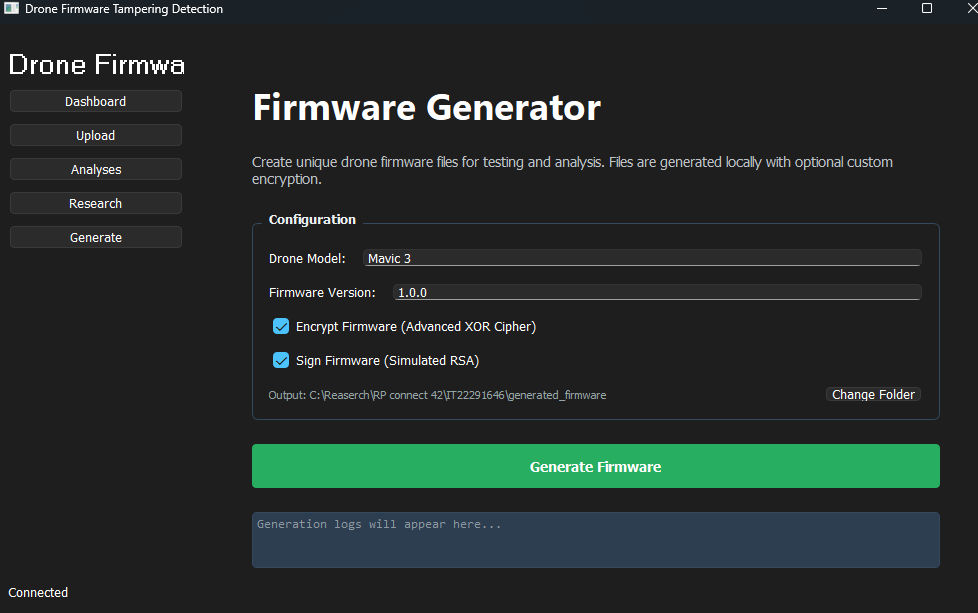 Firmware Generator - Configuration